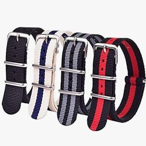 Military Ballistic Nylon Strap Premium Nylon Watch Band Strap 24mm Long